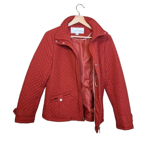 Weatherproof red long-sleeved quilted  modern jacket - Picture 14 of 16